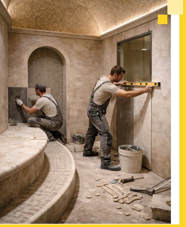 Проектирование и строительство саун с хамамом под ключ в Абакане