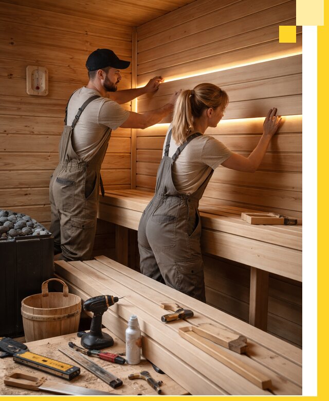 Дизайн саун и бань под ключ с индивидуальным проектом в Абакане