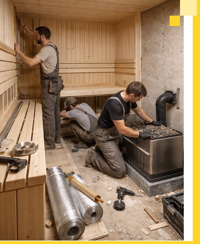 Индивидуальные сауны на заказ в Абакане под ключ, проект и монтаж