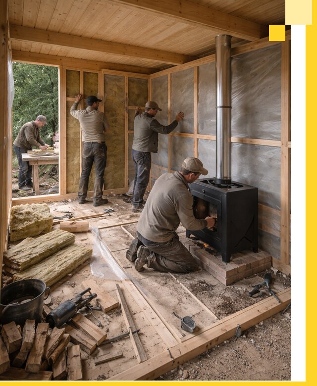 Профессиональный монтаж бань под ключ в Абакане для дома