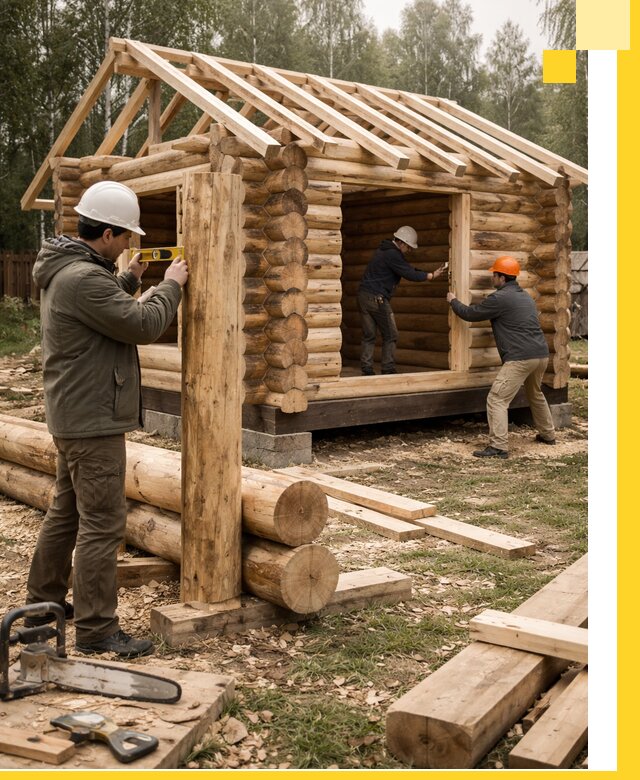 Строительство бань для дачи под ключ в Абакане с доставкой и монтажом