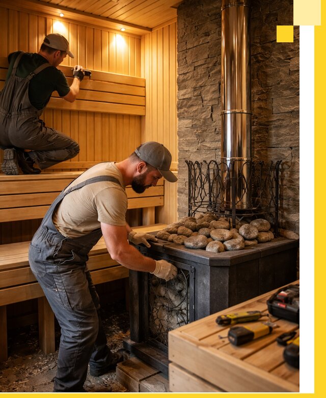 Комплексный дизайн бань, саун и зон отдыха в Абакане