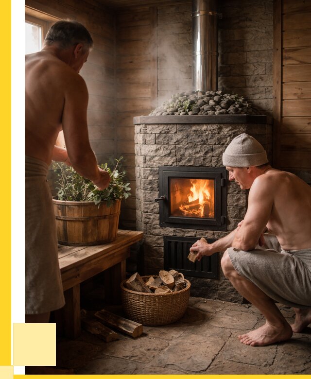 Банные печи под ключ в Абакане от 45968 р. | ЭриданБкн кирпичная