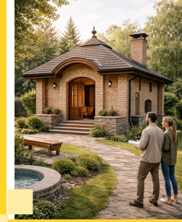 Проект кирпичной бани в Абакане от 30645 р. | ЭриданБкн