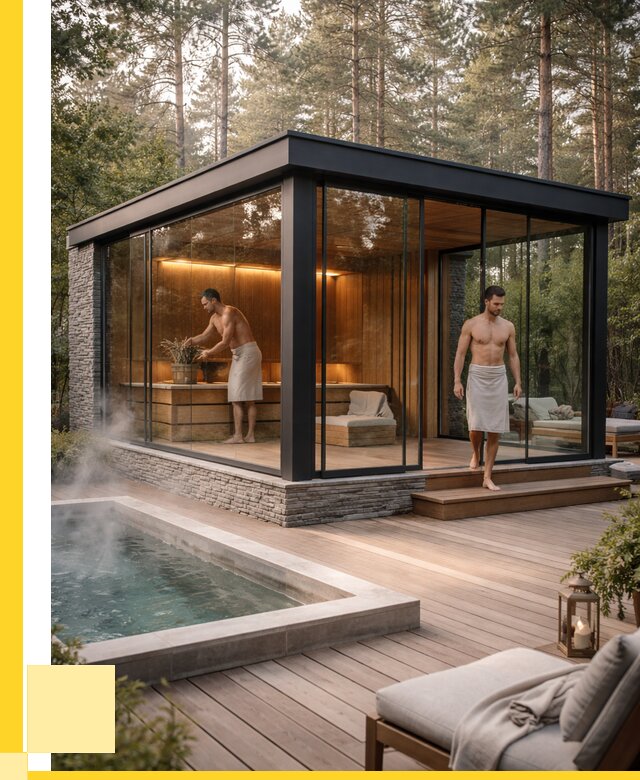 Стеклянные бани и двери в Абакане от 459675 р. | ЭриданБкн