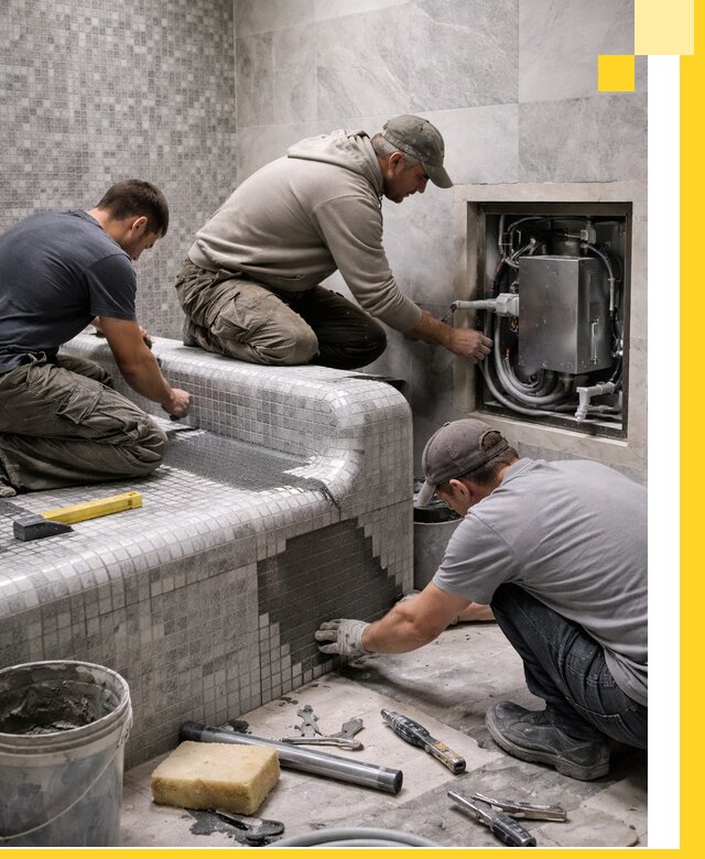 Проекты хамамов под ключ в Абакане и дизайн и строительство