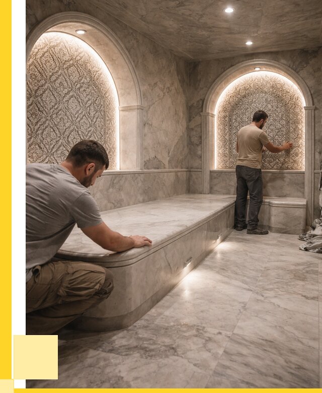 Турецкие бани под ключ в Абакане от 255375 р. | ЭриданБкн