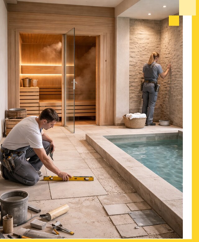 Комплексный дизайн и отделка интерьеров SPA под ключ в Абакане